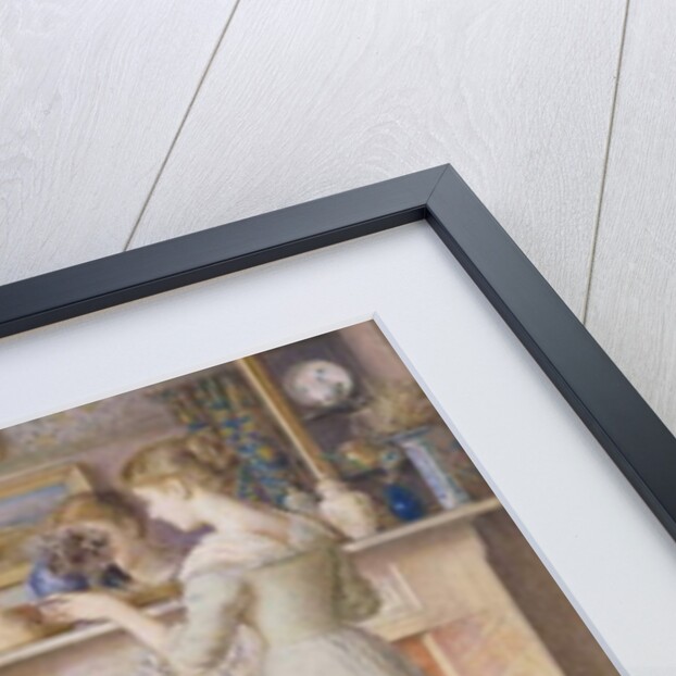 Three Sisters, an Arts & Crafts Aesthetic Interior, 1877 by Gustavus Arthur Bouvier