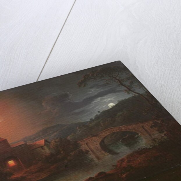 An Ironworks by Moonlight by Sebastian Pether