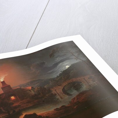 An Ironworks by Moonlight by Sebastian Pether