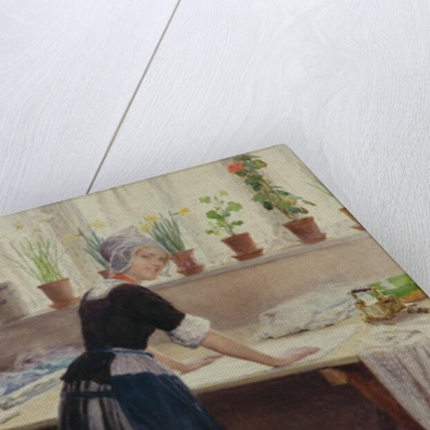 The Laundry Maid, 1915 by William Henry Margetson