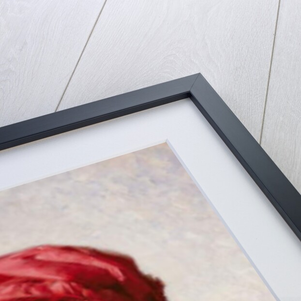 The Red Bonnet by Alexei Alexevich Harlamoff