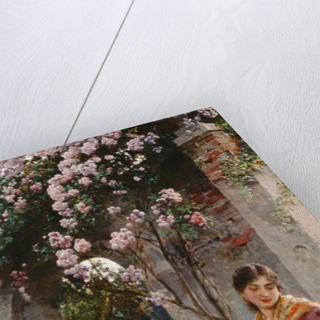 On the Terrace by Eugen von Blaas