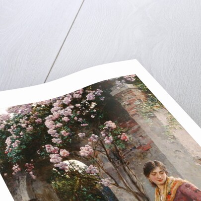 On the Terrace by Eugen von Blaas