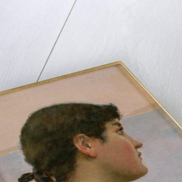 A Fishergirl, Newlyn by Edwin Harris