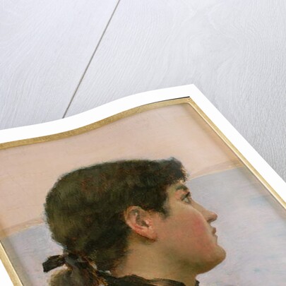 A Fishergirl, Newlyn by Edwin Harris