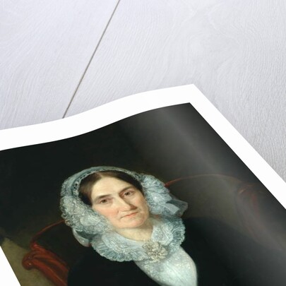 Portrait of Lady with Lacy Headdress, c.1845 by English School