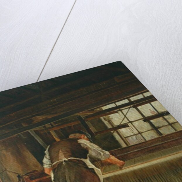 Weaving on a Loom by John William (attr. to) Brooke