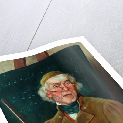 Musician with a Violin by T. Clare