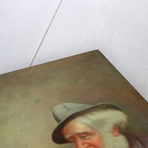 Old Man with a Violin by T. Clare