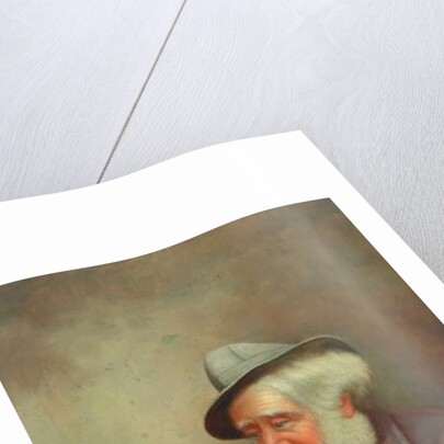 Old Man with a Violin by T. Clare