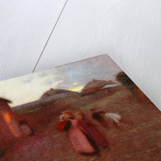 A Village Street by William Edward Stott