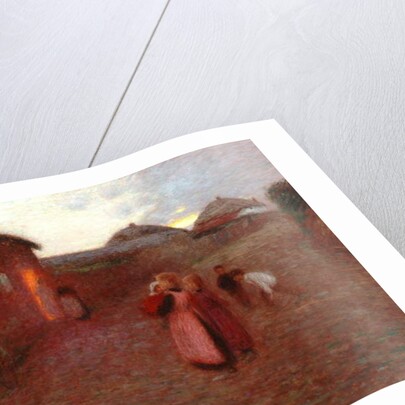 A Village Street by William Edward Stott