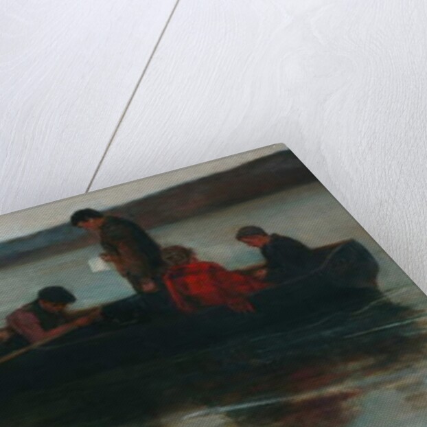 A Child's Funeral in the Highlands, 1896 by Ernest Leopold Sichel