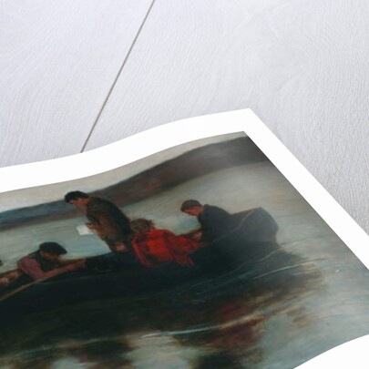 A Child's Funeral in the Highlands, 1896 by Ernest Leopold Sichel