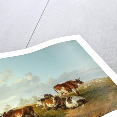 Landscape with a Cattle near Wool, Dorset by Arthur Douglas Peppercorn