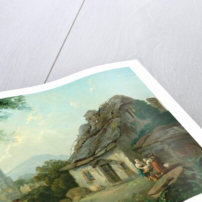 Old Cottage, Masham, 1816 by Julius Caesar Ibbetson