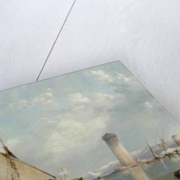 Off the Coast of Leghorn, 1848 by Edward William Cooke