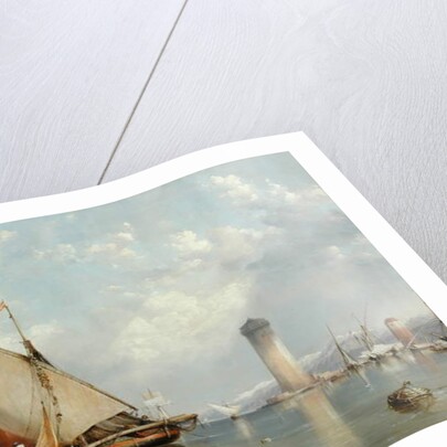 Off the Coast of Leghorn, 1848 by Edward William Cooke