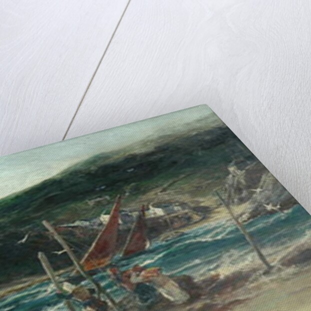 On the Yorkshire Coast, a Breezy Day by Edwin Ellis