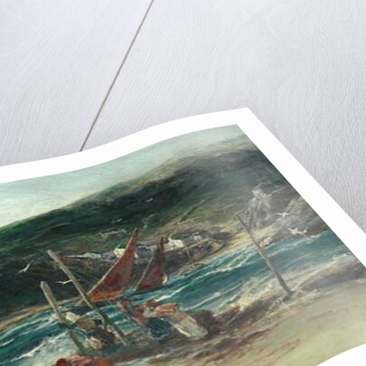 On the Yorkshire Coast, a Breezy Day by Edwin Ellis