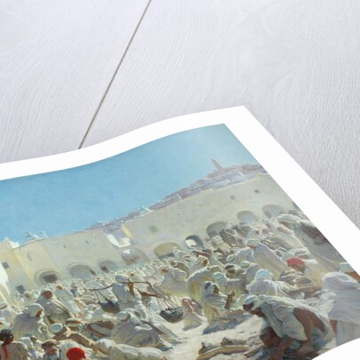 The Market Place, Guardia by Thomas Frederick Mason Sheard