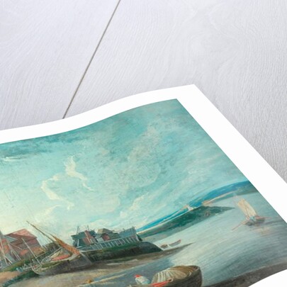 River Scene with Boats, 1815 by Augustus Wall Callcott