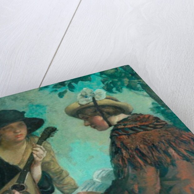 Girl with a Mandolin by Constance Rea