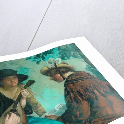 Girl with a Mandolin by Constance Rea