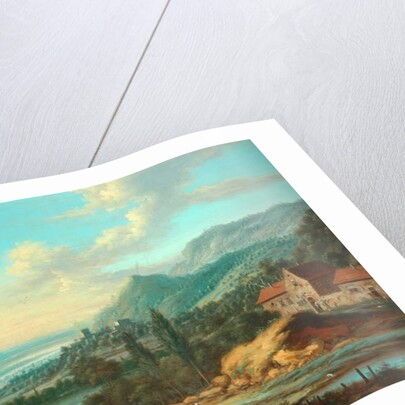 Continental Landscape, 1762 by Johann Christian Vollerdt or Vollaert