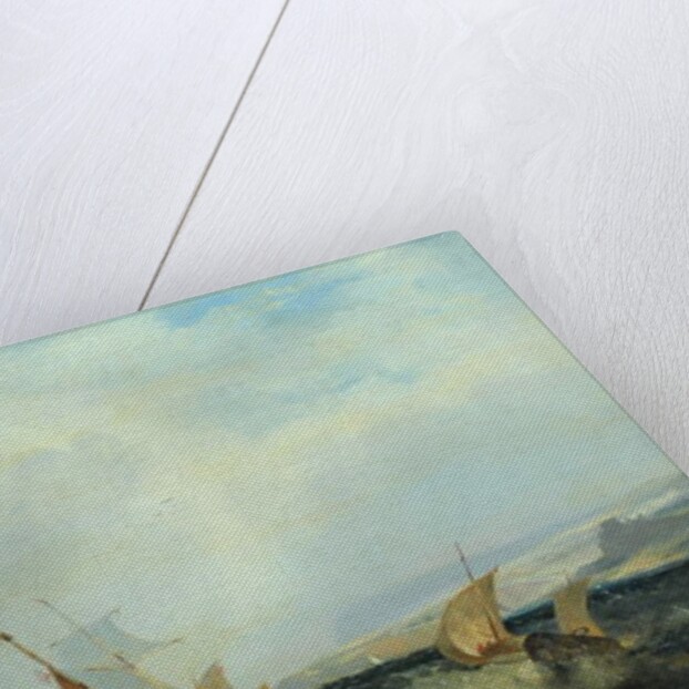 Shipping off the Isle of Wight by John Sell (style of) Cotman