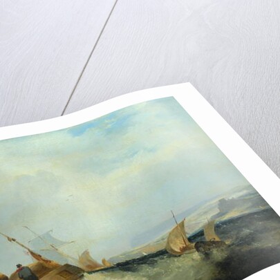 Shipping off the Isle of Wight by John Sell (style of) Cotman