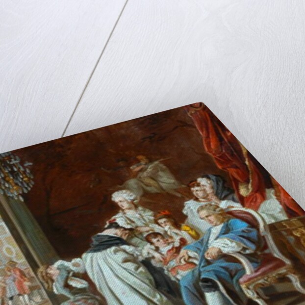 Louis XVI and the Royal Family at the Fall of Versailles, 1878 by J. Eckel