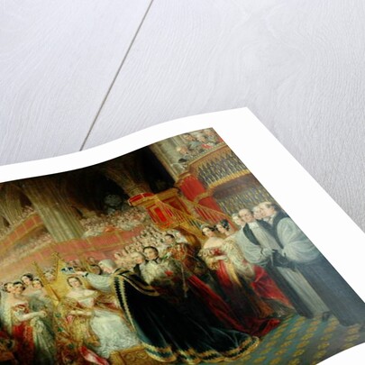 Coronation of Queen Victoria by Edmund Thomas Parris