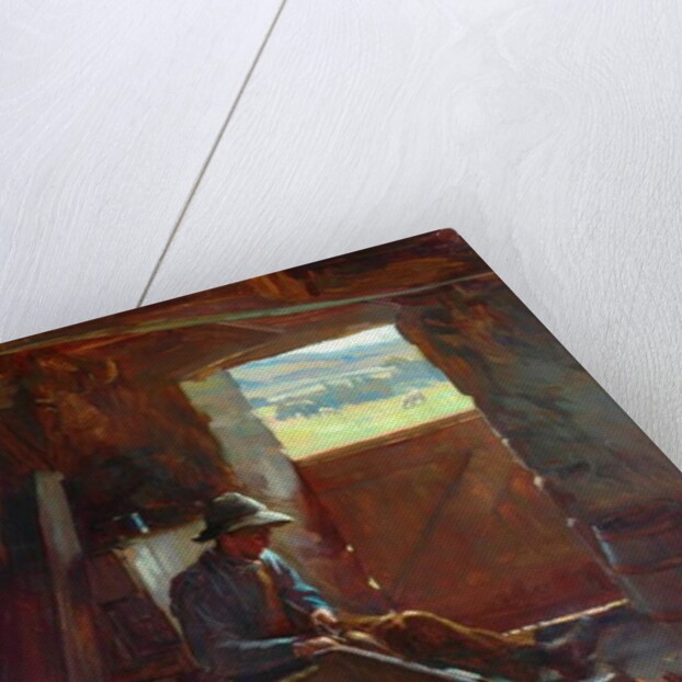 Cutting Stacks Rods, 1897 by Edward George Hobley