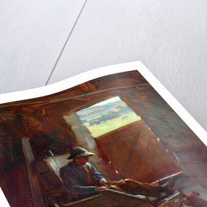 Cutting Stacks Rods, 1897 by Edward George Hobley