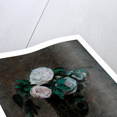 Study of Roses, 1872 by Ignace Henri Jean Fantin-Latour