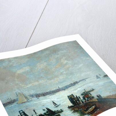 Portsmouth Harbour, 1907 by John William Buxton Knight