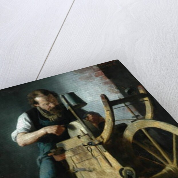 The Knife Grinder, 1890 by August Muller