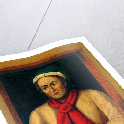 Man with a Gun Looking out of a Window, 1865 by H. Hurst