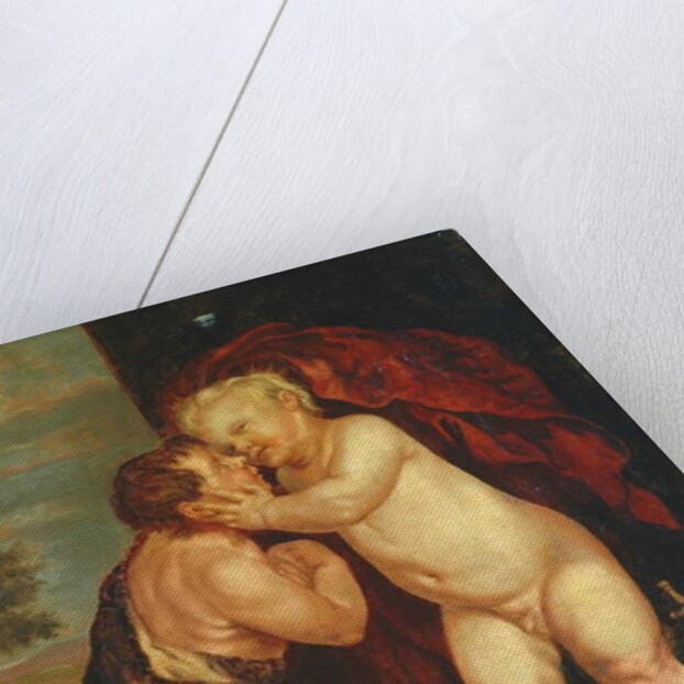 Baby Jesus and John the Baptist by English School