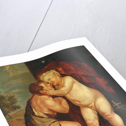 Baby Jesus and John the Baptist by English School