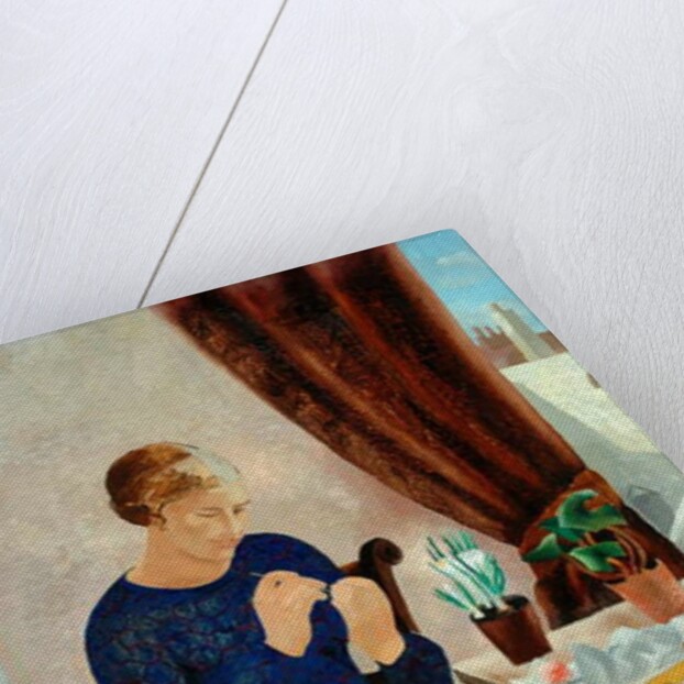 Seated Woman and the Manicure and Portrait of Frosca Munster, 1929 by Christopher Wood