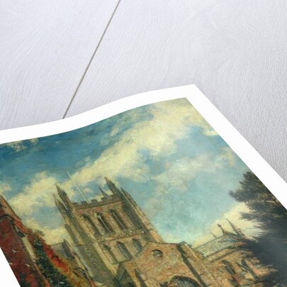 Hereford Cathedral by John William Buxton Knight
