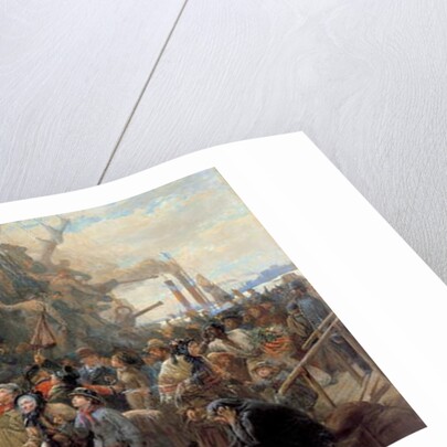 The Emigrant Ship, 1880s by Charles J. Staniland