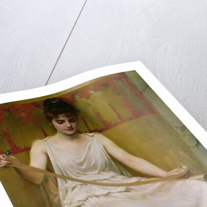 Neaera Reading a Letter from Catullus, c.1894 by Henry John Hudson