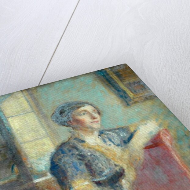 Mrs Lousada, painted at her house by Ambrose McEvoy