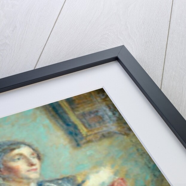 Mrs Lousada, painted at her house by Ambrose McEvoy