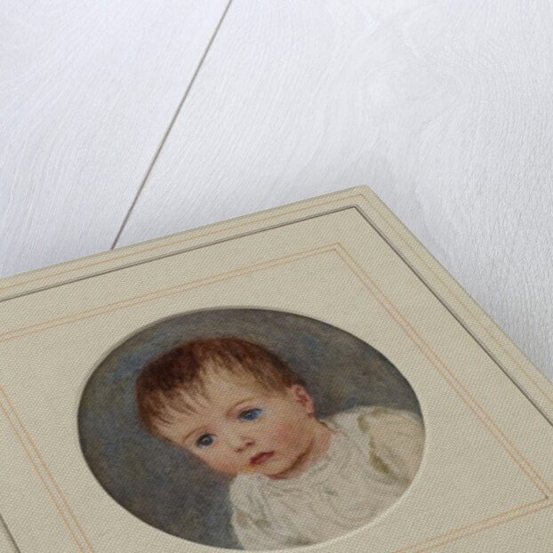 Gerald Allingham as a baby by Helen Allingham
