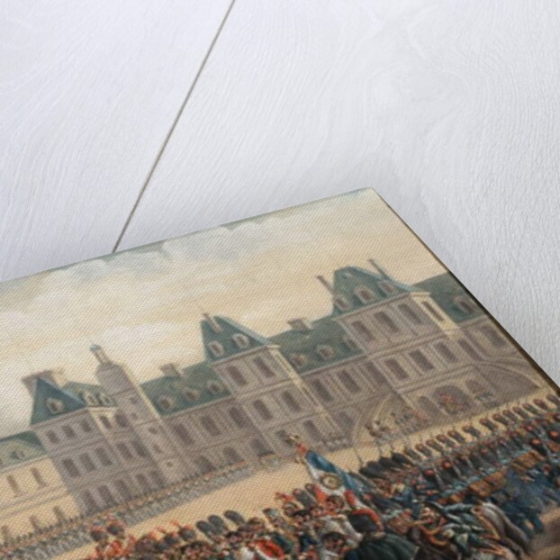 Napoleon's farewell at Fontainebleau, 20 April 1814, 1835 by G. Beaufort