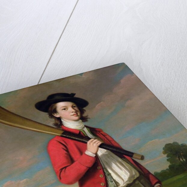 The Boy with a Bat: Walter Hawkesworth Fawkes, c.1760 by English School